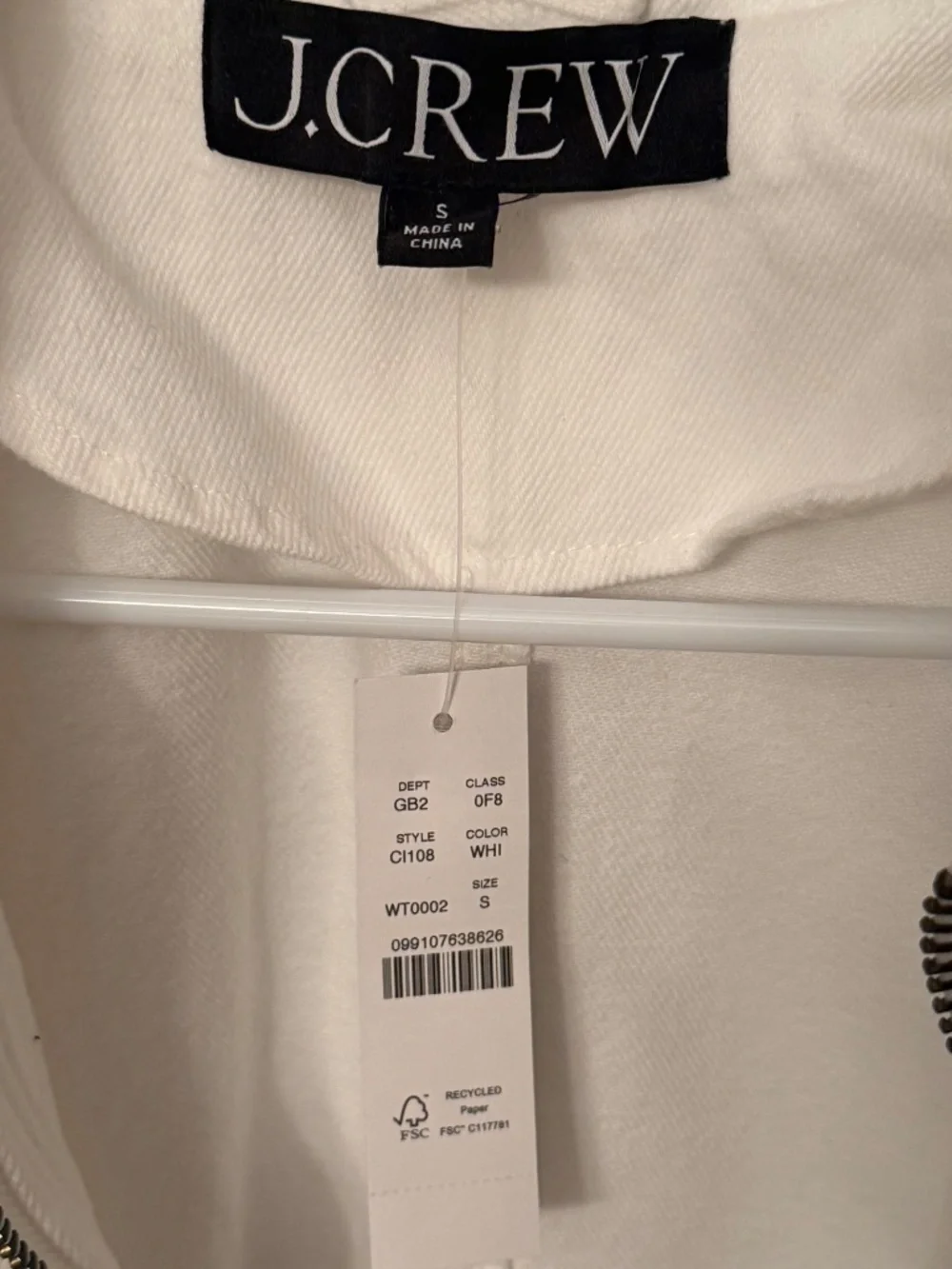 J. Crew nwt smoke